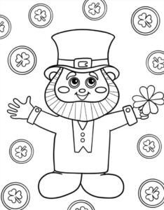 Coloriage Saint Patrick