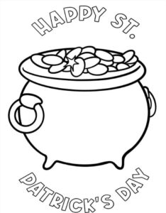 Coloriage Saint Patrick