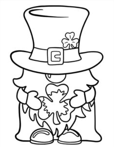 Coloriage Saint Patrick