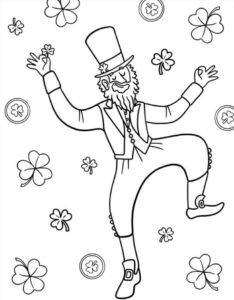 Coloriage Saint Patrick