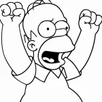 Coloriage Simpson