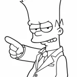 Coloriage Simpson