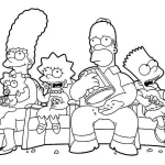 Coloriage Simpson