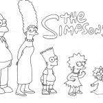 Coloriage Simpson