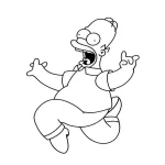 Coloriage Simpson