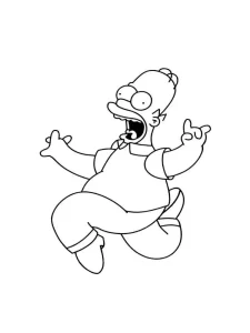 Coloriage Simpson