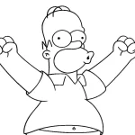 Coloriage Simpson