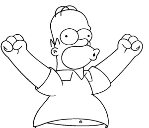 Coloriage Simpson