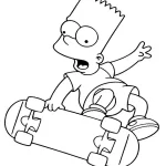 Coloriage Simpson