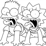 Coloriage Simpson