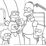 Coloriage Simpson