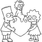 Coloriage Simpson