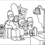 Coloriage Simpson