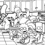 Coloriage Simpson