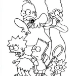 Coloriage Simpson