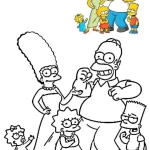 Coloriage Simpson