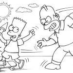 Coloriage Simpson