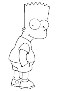 Coloriage Simpson