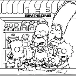 Coloriage Simpson
