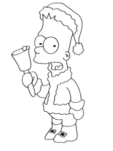 Coloriage Simpson