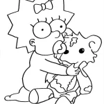Coloriage Simpson