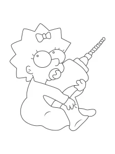 Coloriage Simpson