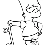 Coloriage Simpson