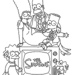 Coloriage Simpson