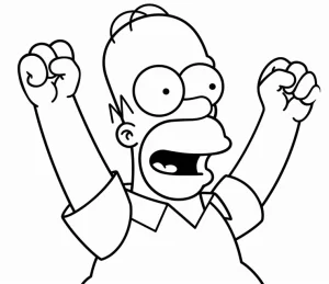 Coloriage Simpson