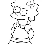 Coloriage Simpson