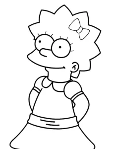 Coloriage Simpson