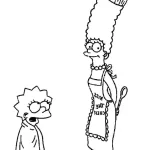 Coloriage Simpson
