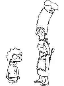 Coloriage Simpson