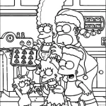 Coloriage Simpson