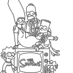 Coloriage Simpson