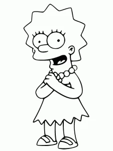 Coloriage Simpson