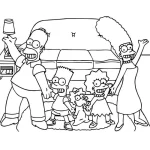 Coloriage Simpson
