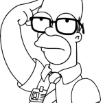 Coloriage Simpson