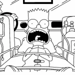 Coloriage Simpson