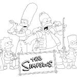 Coloriage Simpson