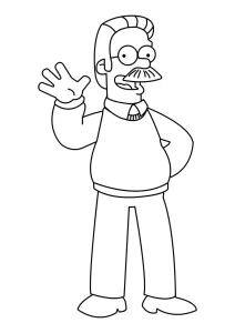 Coloriage Simpson