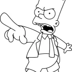 Coloriage Simpson