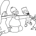 Coloriage Simpson