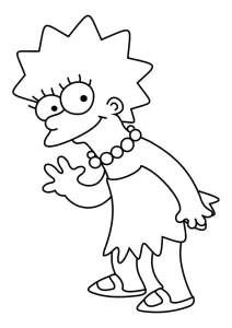 Coloriage Simpson