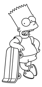 Coloriage Simpson