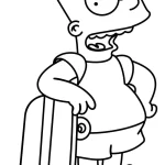 Coloriage Simpson