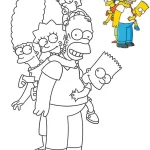Coloriage Simpson