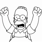Coloriage Simpson
