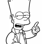Coloriage Simpson