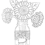Coloriage Tournesol